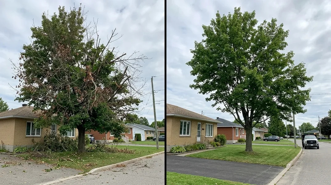 Résultat émondage à Trois-Rivières — Émondage Trois-Rivières