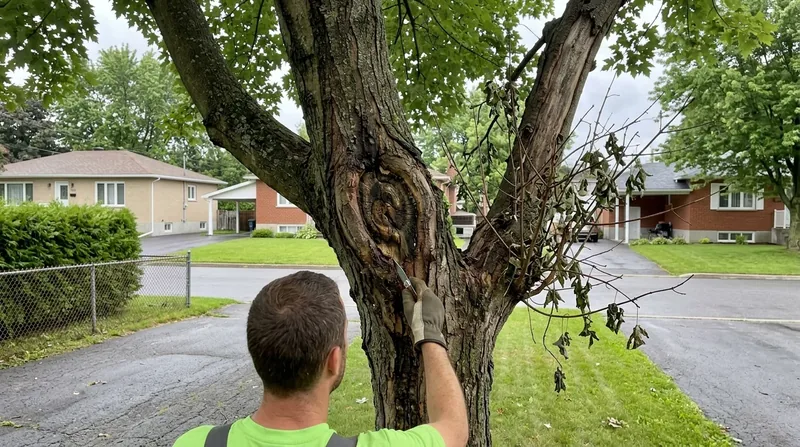 Détection de maladie d'arbre Trois-Rivières
