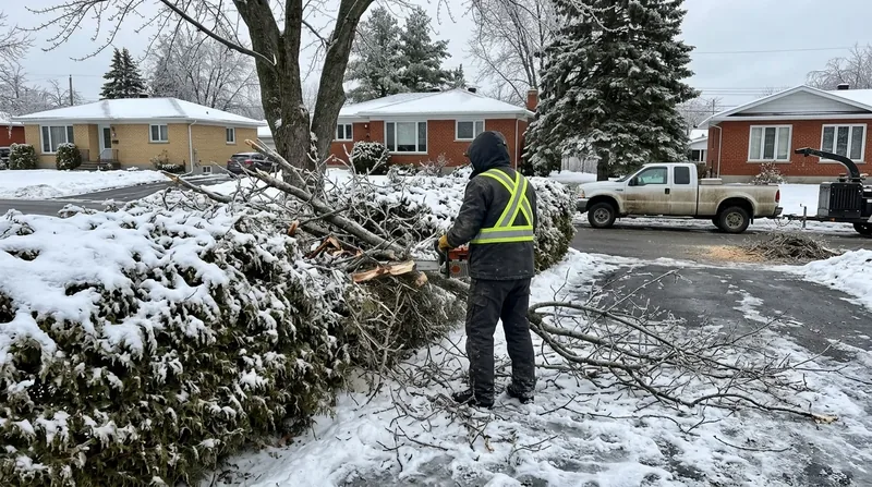 Nettoyage après tempête Trois-Rivières